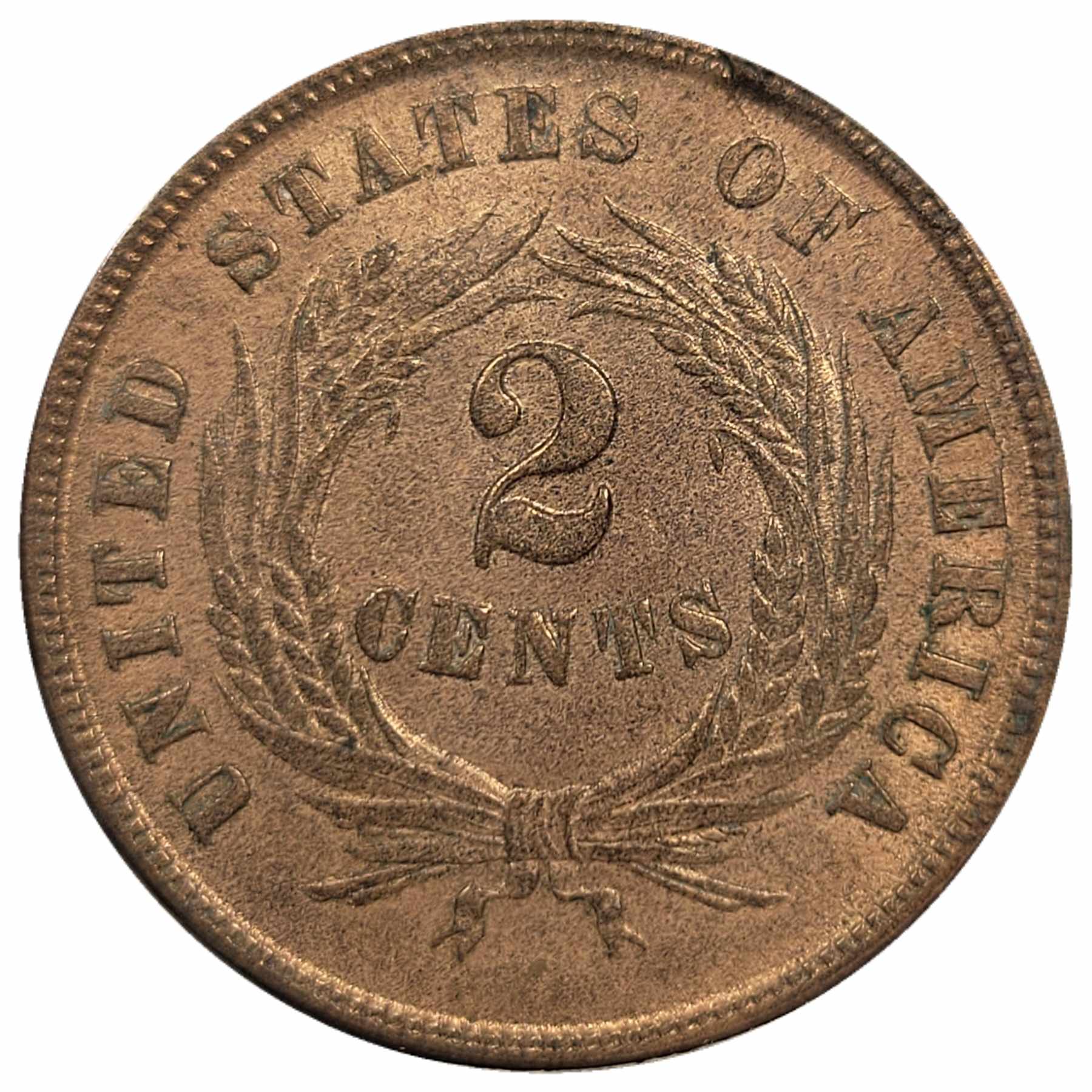 1864-2c-Two-Cent-Copper-Large-Motto-#8